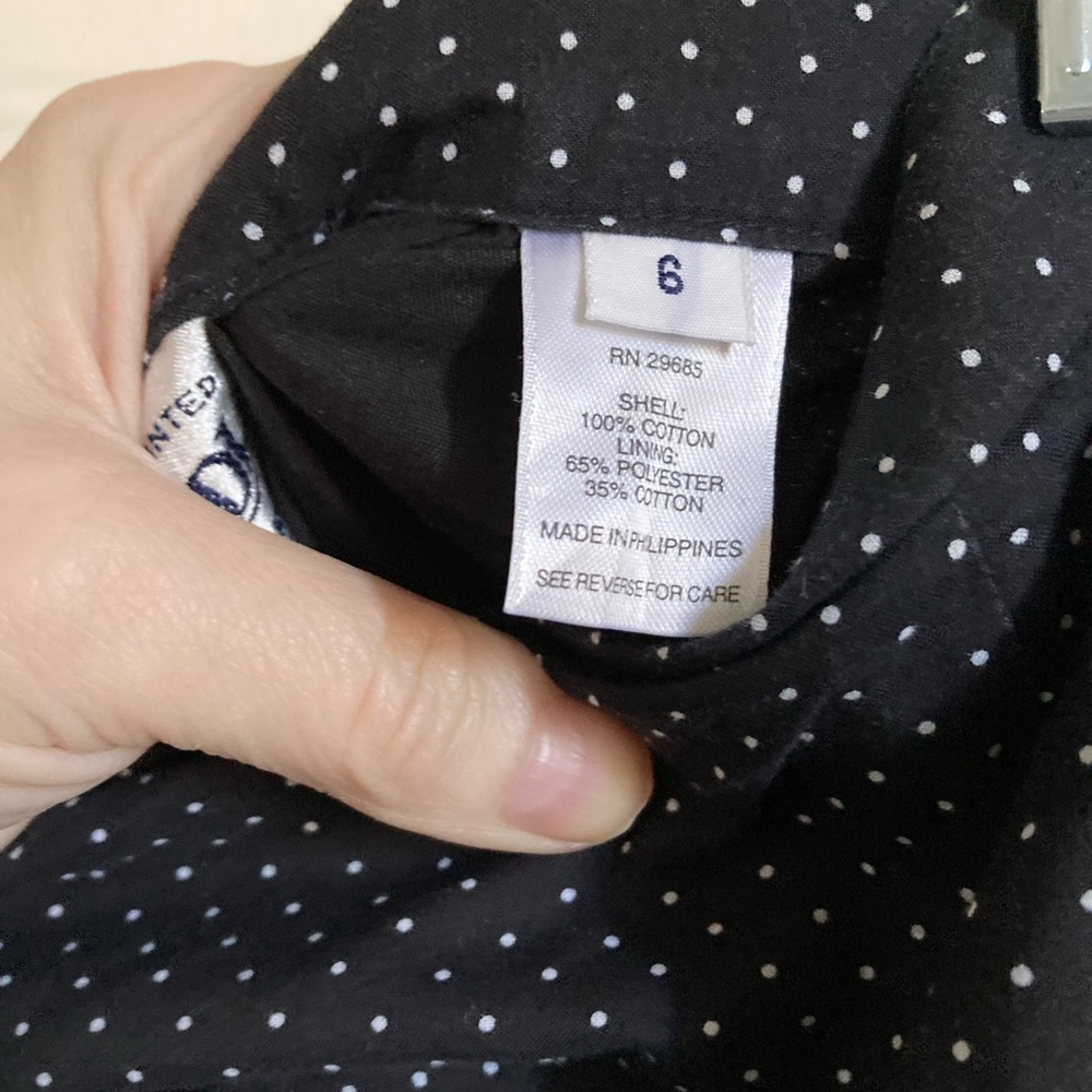 Euc Pendleton Black With White Polka Dot’s Midi S… - image 4